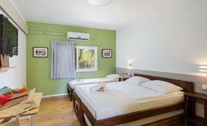 חדר זוגי-לינה וארוחת בוקר