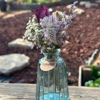 זר RANI בבקבוק תכלת שקוף