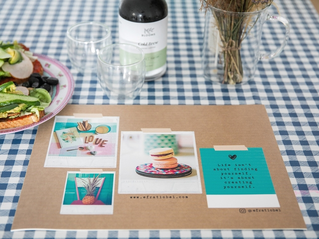 מארז ארבעה פלייסמטים לשולחן האוכל