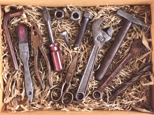 מארז כלי עבודה שוקולדי