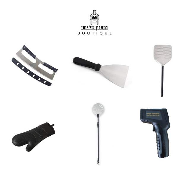 סט כלים מקצועי ואביזרים לטאבון