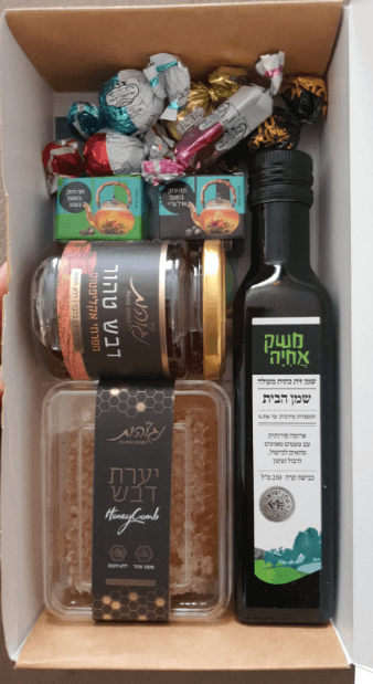 מארזים לטו בשבט, דבש ושמן זית אכותי תוצרת ארץ ישראל