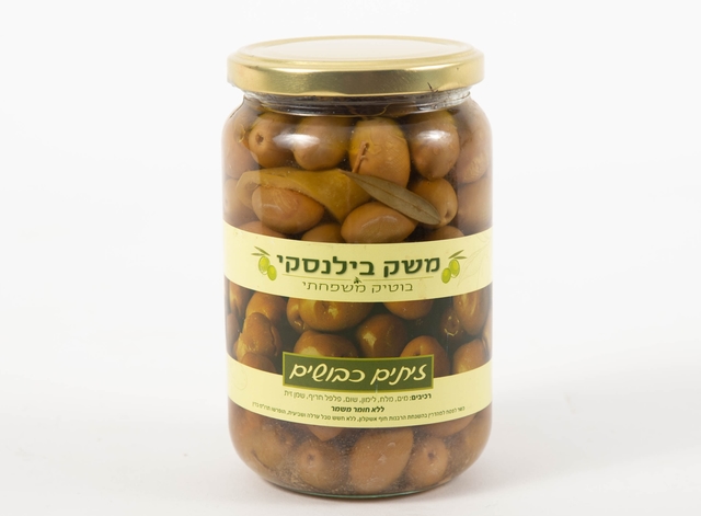 זיתים ירוקים כבושים 500 גרם