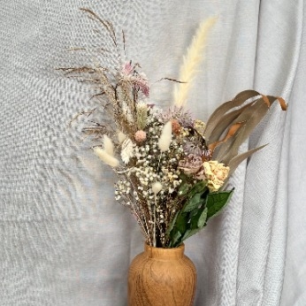 זר SHAYA בכלי במראה של עץ כפרי