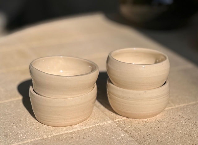 סט קרמיקה חימר לבן