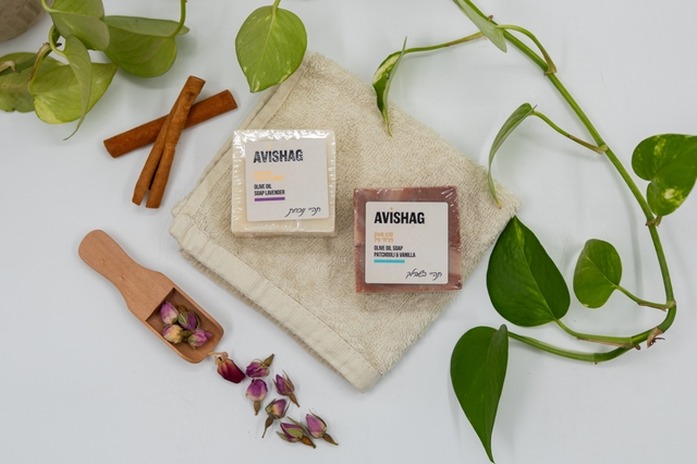 ניחוחות הטבע מהעוטף-מארז סבונים טבעיים אבישג