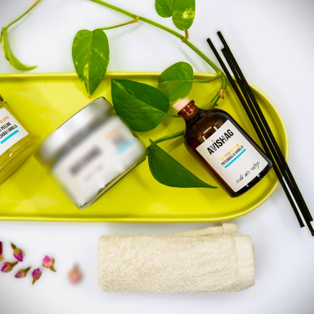 מפיץ ריח מקלות פטשולי וניל